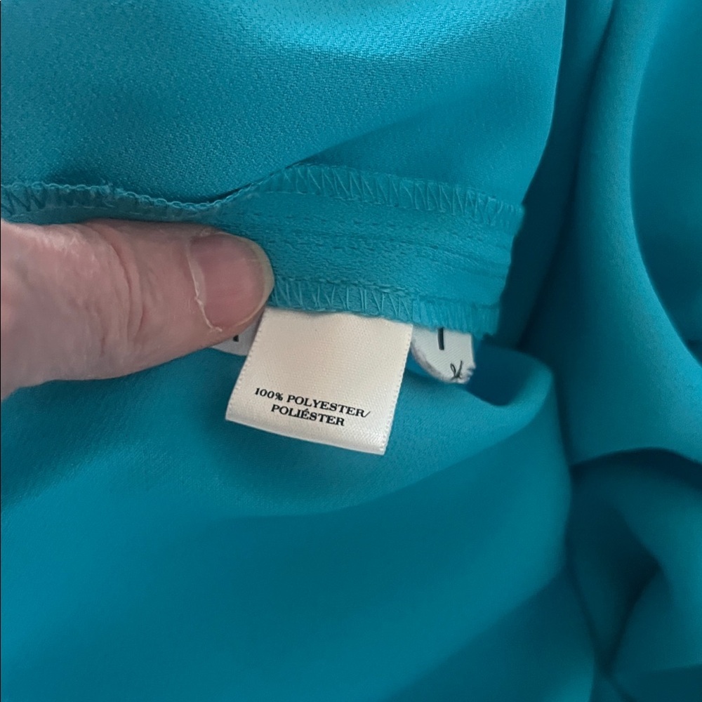 Ann Taylor Turquoise Sleeveless Shift Dress Size 6 - Picture 7 of 10